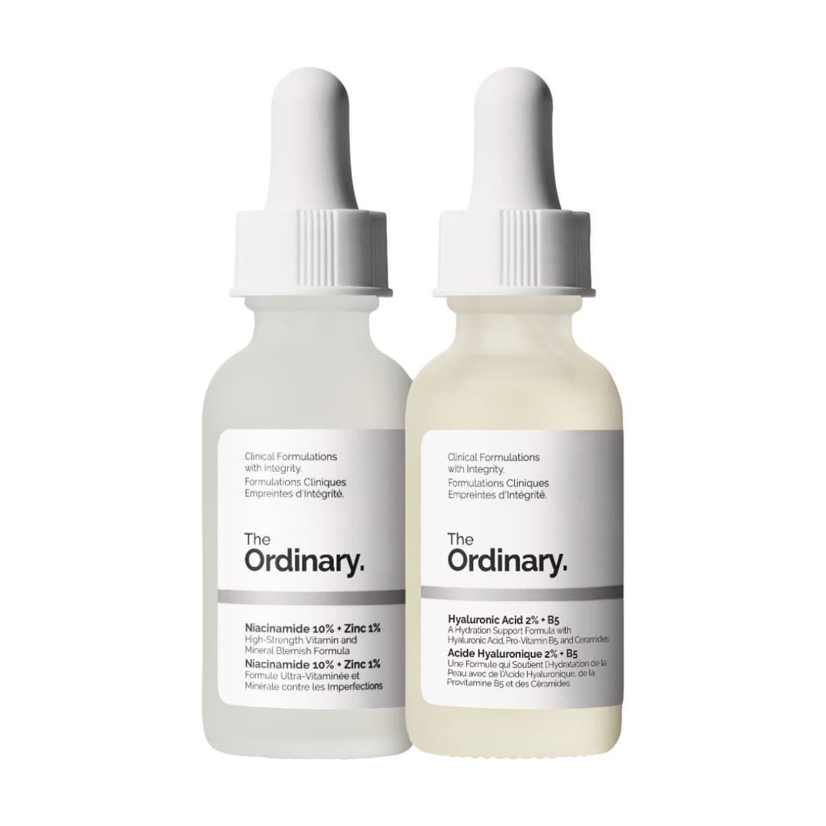 Embalagem de kit de proteção à barreira da pele the ordinary the skin support set