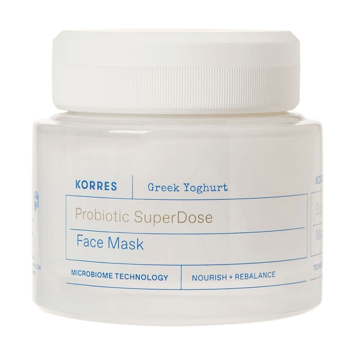 Embalagem de Máscara Facial Korres Greek Yoghurt