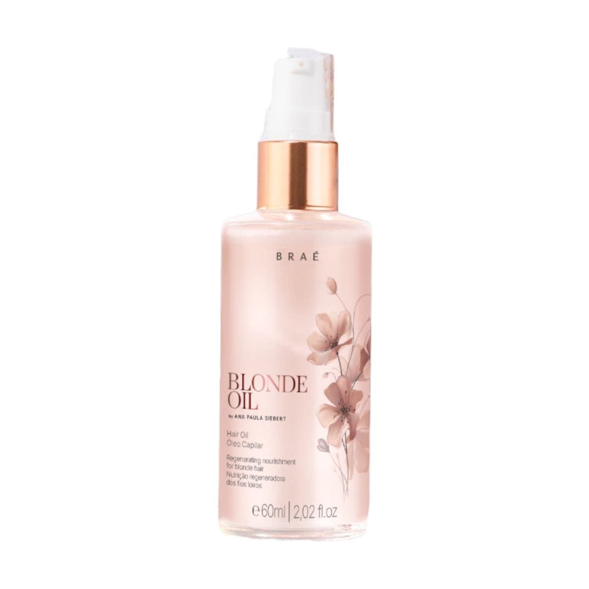 Embalagem de Óleo Capilar Condicionante Braé Blonde Oil By Ana Paula Siebert