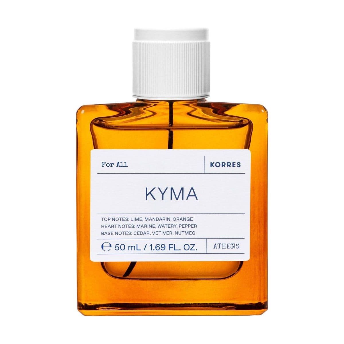Embalagem de Colônia Korres Kyma Deo