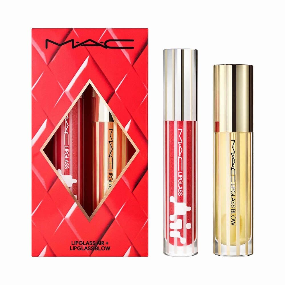 Embalagem de Kit Gloss Mac Duo Blowing Air Kisses