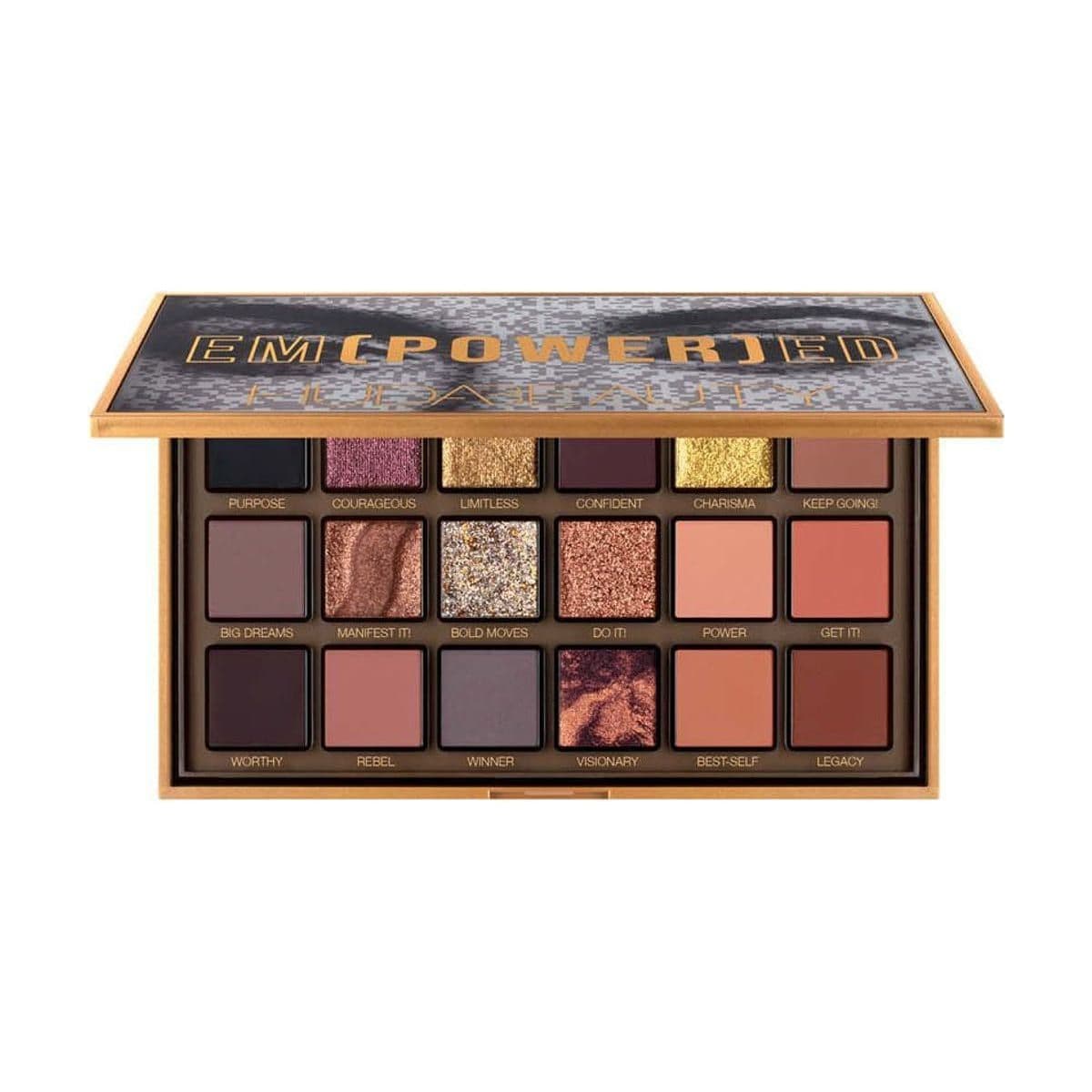 Embalagem de Paleta de Sombras Huda Beauty Empowered