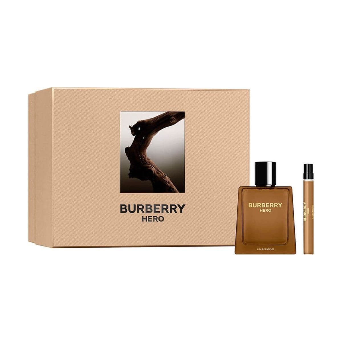 Embalagem de Kit Coffret Burberry Hero Masculino Eau de Parfum