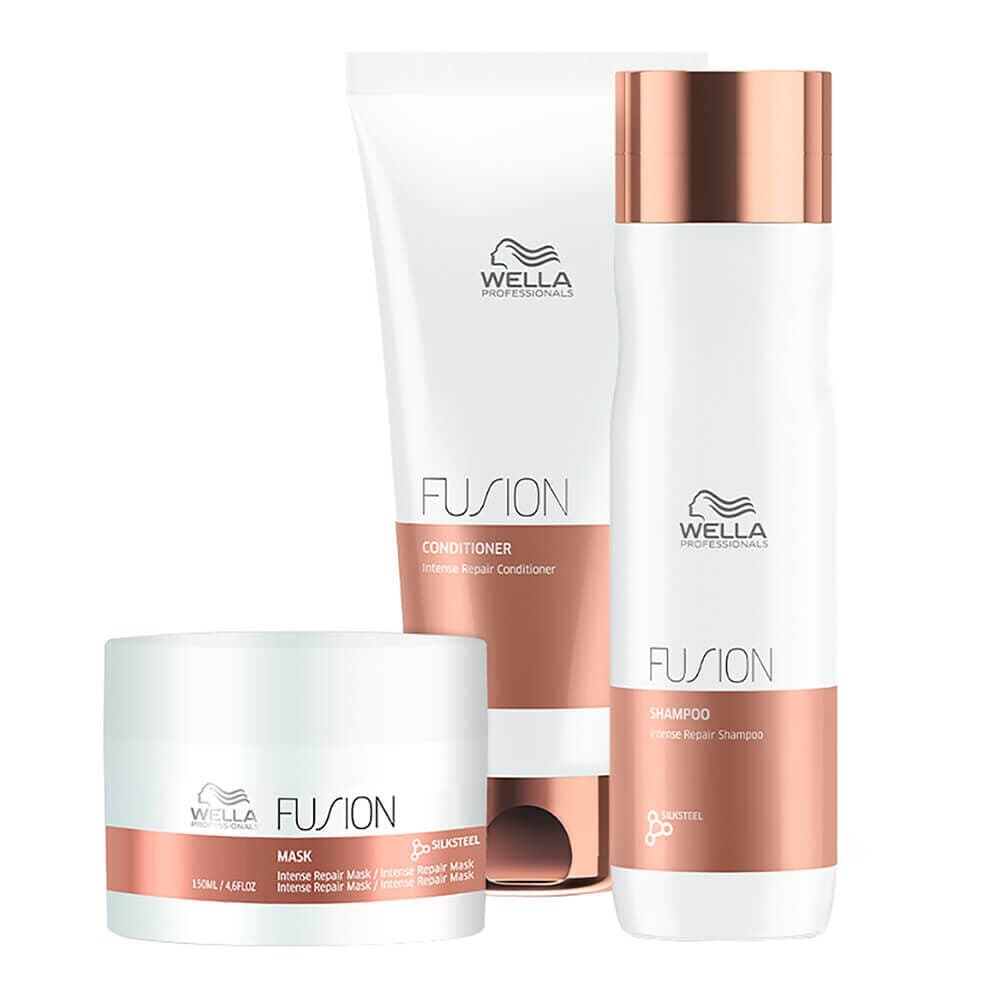 Embalagem de Kit Wella Professionals Fusion Trio