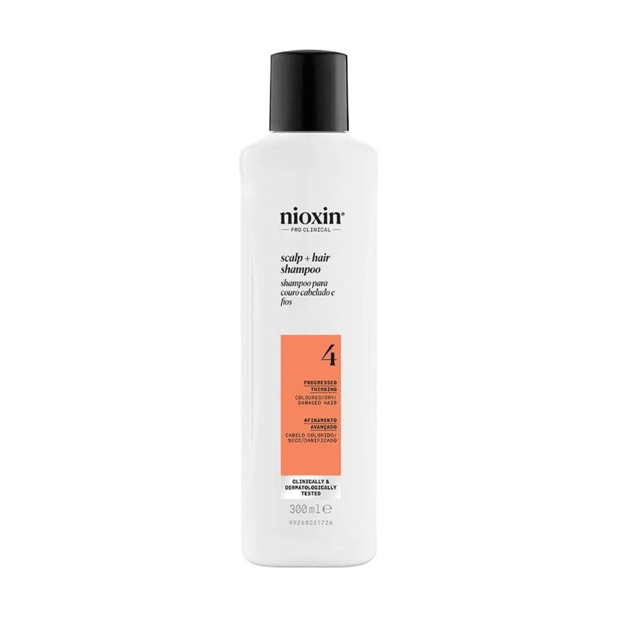 Embalagem de Shampoo para Cabelos Coloridos e Danificados Sistema 4 Nioxin