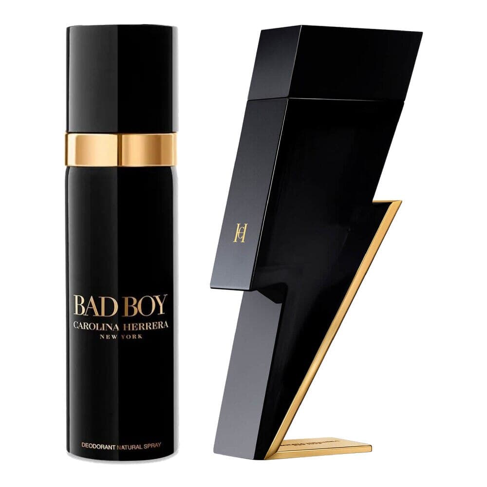 Embalagem de Kit Carolina Herrera Bad Boy Eau de Toilette
