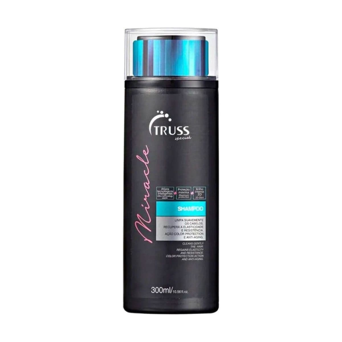 Embalagem de Shampoo Truss Miracle
