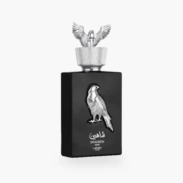 Embalagem de Lattafa Shaheen Silver Eau de Parfum - Perfume Unissex