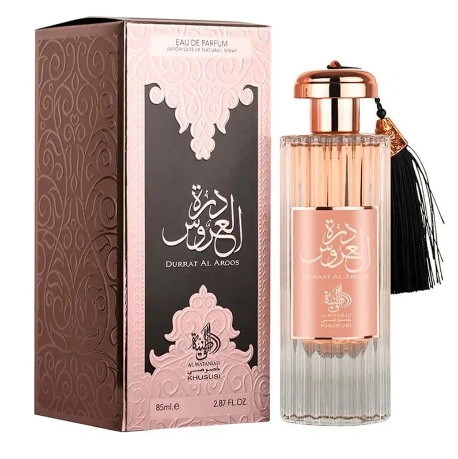 Embalagem de Perfume Durrat Al Aroos Al Wataniah Eau de Parfum