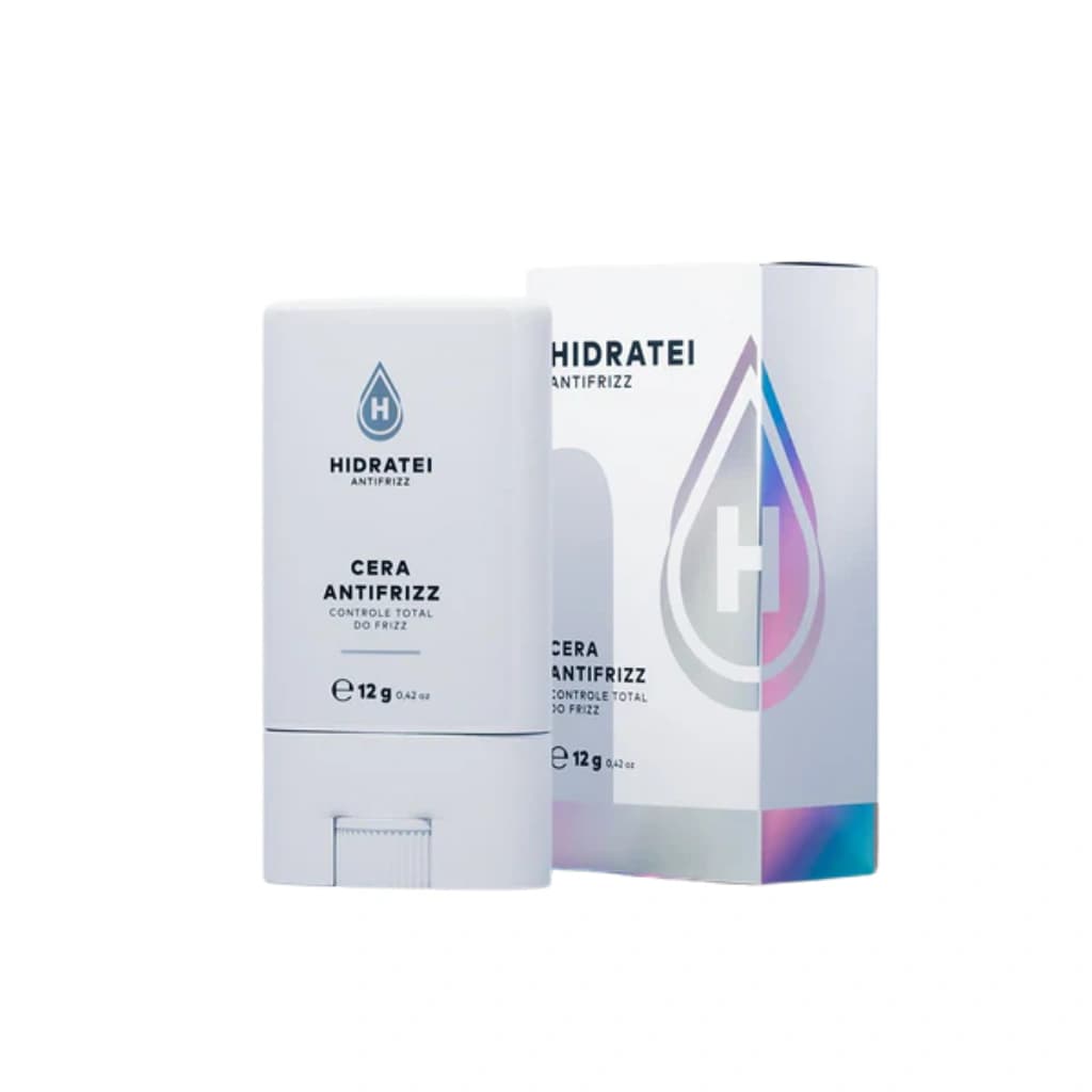 Embalagem de Cera Antifrizz em Bastão Hidratei Cera Stick 12g