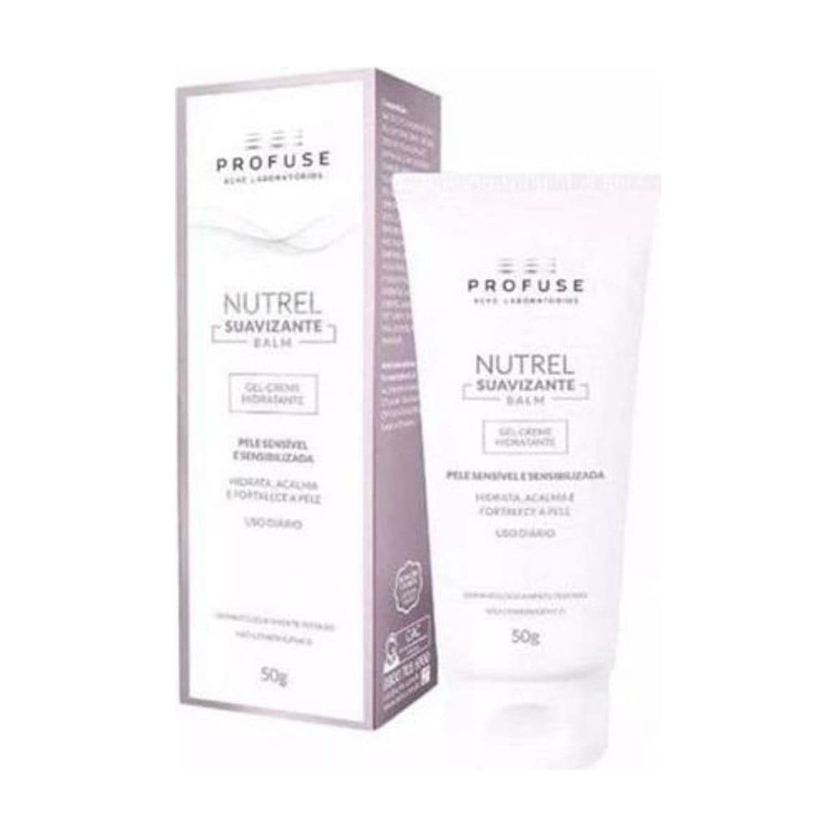 Embalagem de Nutrel Suavizante Gel Creme Hidratante 50g
