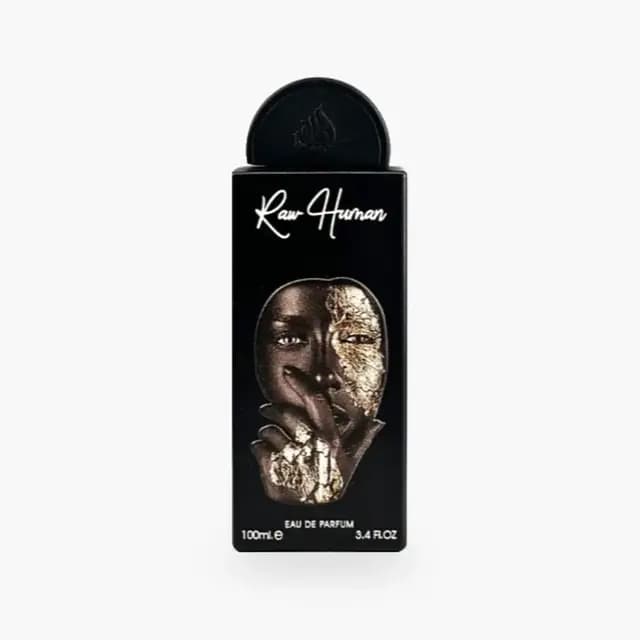 Embalagem de Lattafa Raw Human Eau de Parfum - Perfume Unissex