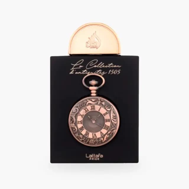 Embalagem de Lattafa La Collection d'antiquités 1505 Eau de Parfum - Perfume Unissex