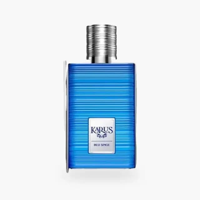 Embalagem de Khadlaj Karus Blu Spice Eau de Parfum - Perfume Masculino