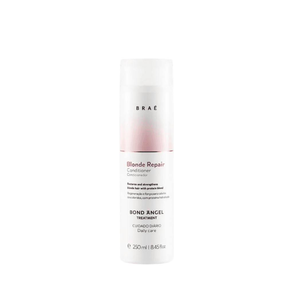 Embalagem de Condicionador Braé Blonde Repair 250ml
