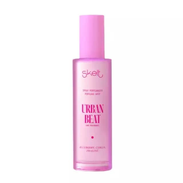 Embalagem de Body Splash Skelt