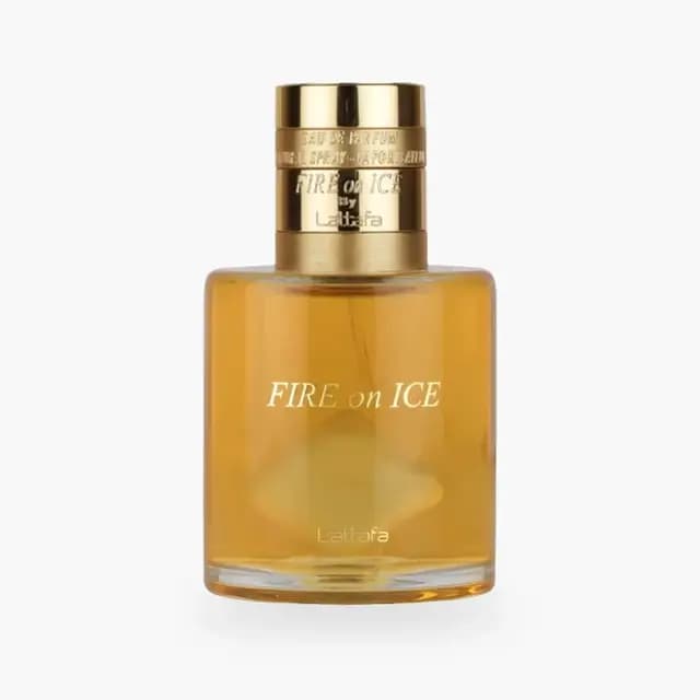 Embalagem de Lattafa Fire on Ice Eau de Parfum - Perfume Unissex
