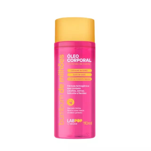 Embalagem de Óleo Corporal Labotrat Bumbum de Milhões 110ml