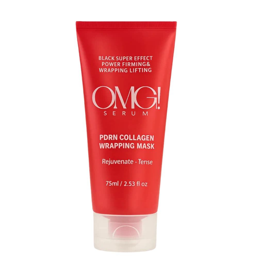 Embalagem de Máscara Facial OMG! PDRN Collagen Wrapping Mask 75ml