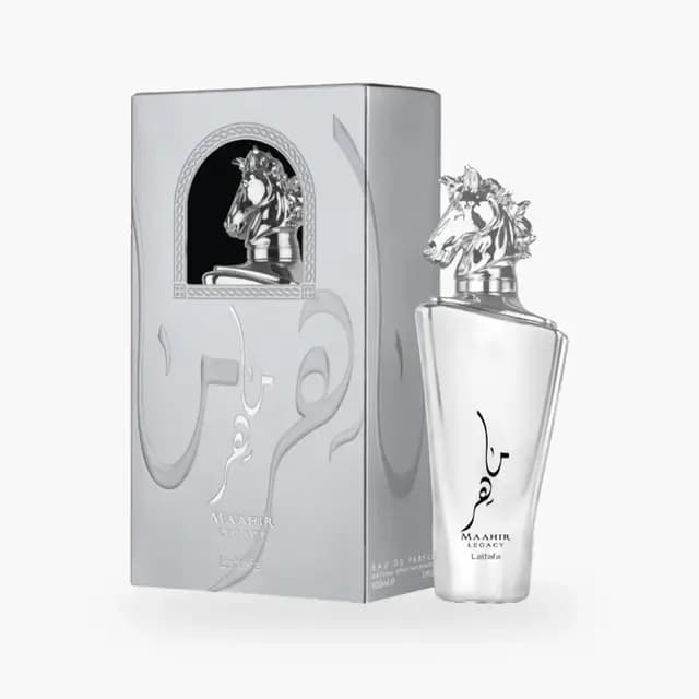 Embalagem de Lattafa Maahir Legacy Eau de Parfum - Perfume Masculino