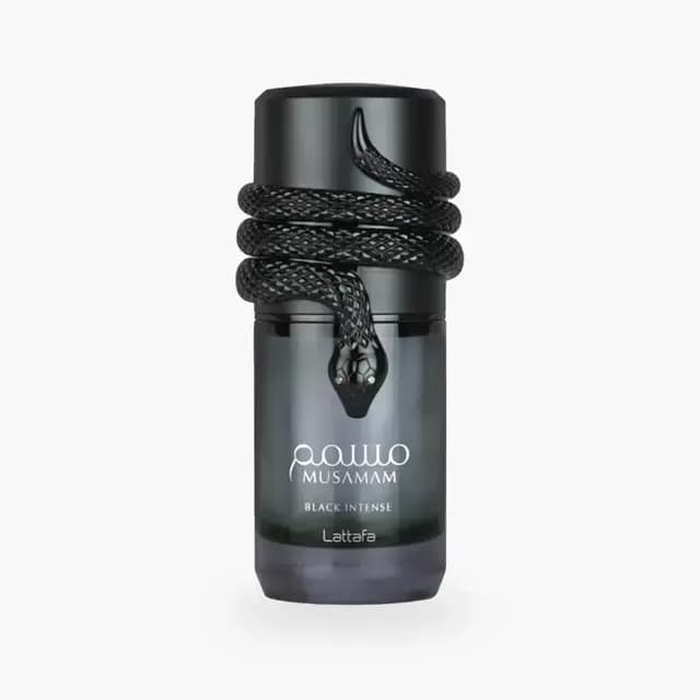 Embalagem de Lattafa Musamam Black Intense Eau de Parfum - Perfume Unissex
