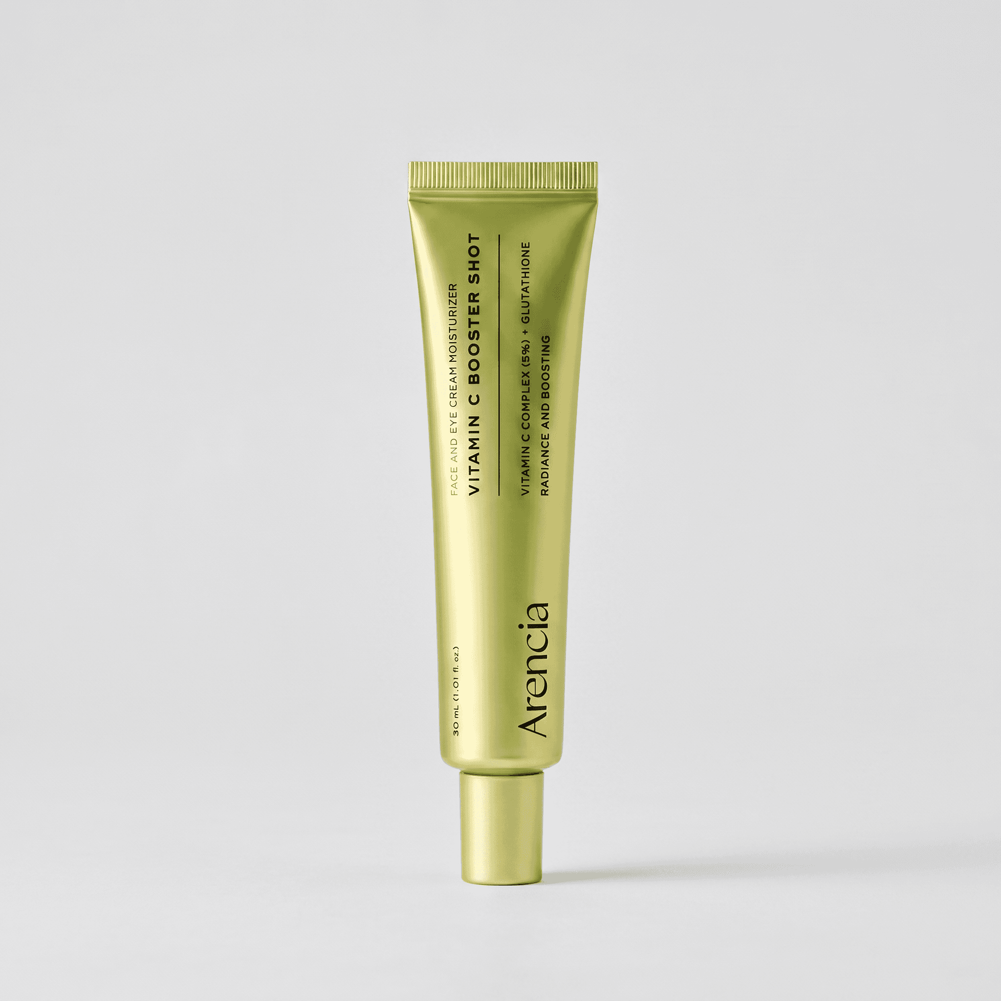 Embalagem de Arencia Vitamin C Booster Shot com Glutationa