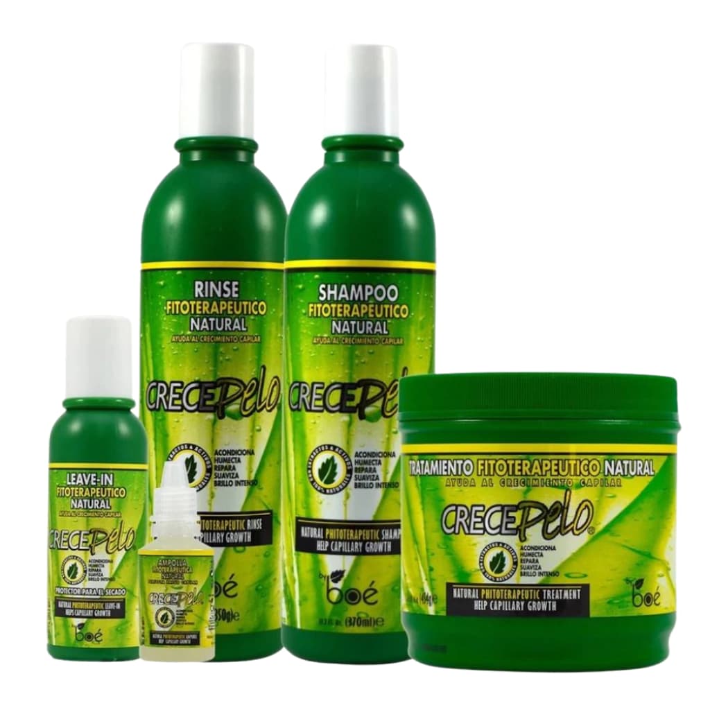 Embalagem de Boé Kit Crece Pelo Completo – 5 Itens + Bolsa Exclusiva