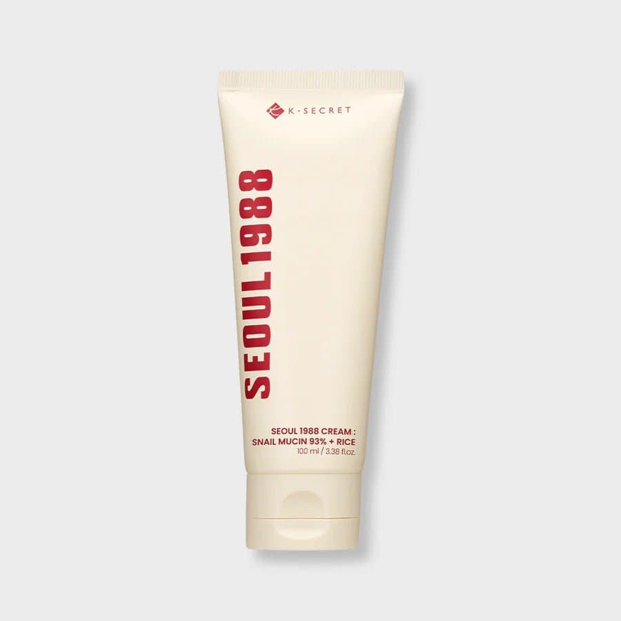Embalagem de Creme Facial K Secret Seoul 1988 Mucina de Caracol 93% + Arroz