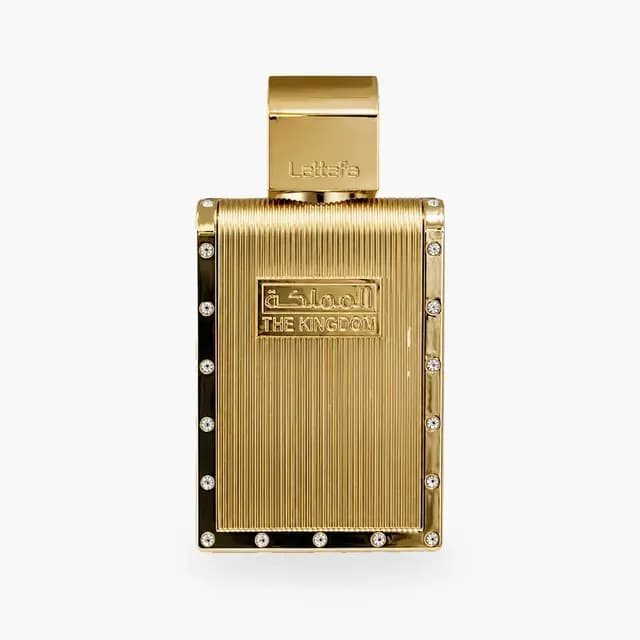 Embalagem de Lattafa The Kingdom Men Eau de Parfum - Perfume Masculino