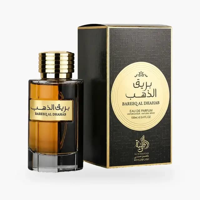 Embalagem de Al Wataniah Bareeq Al Dhahab Eau de Parfum - Perfume Masculino