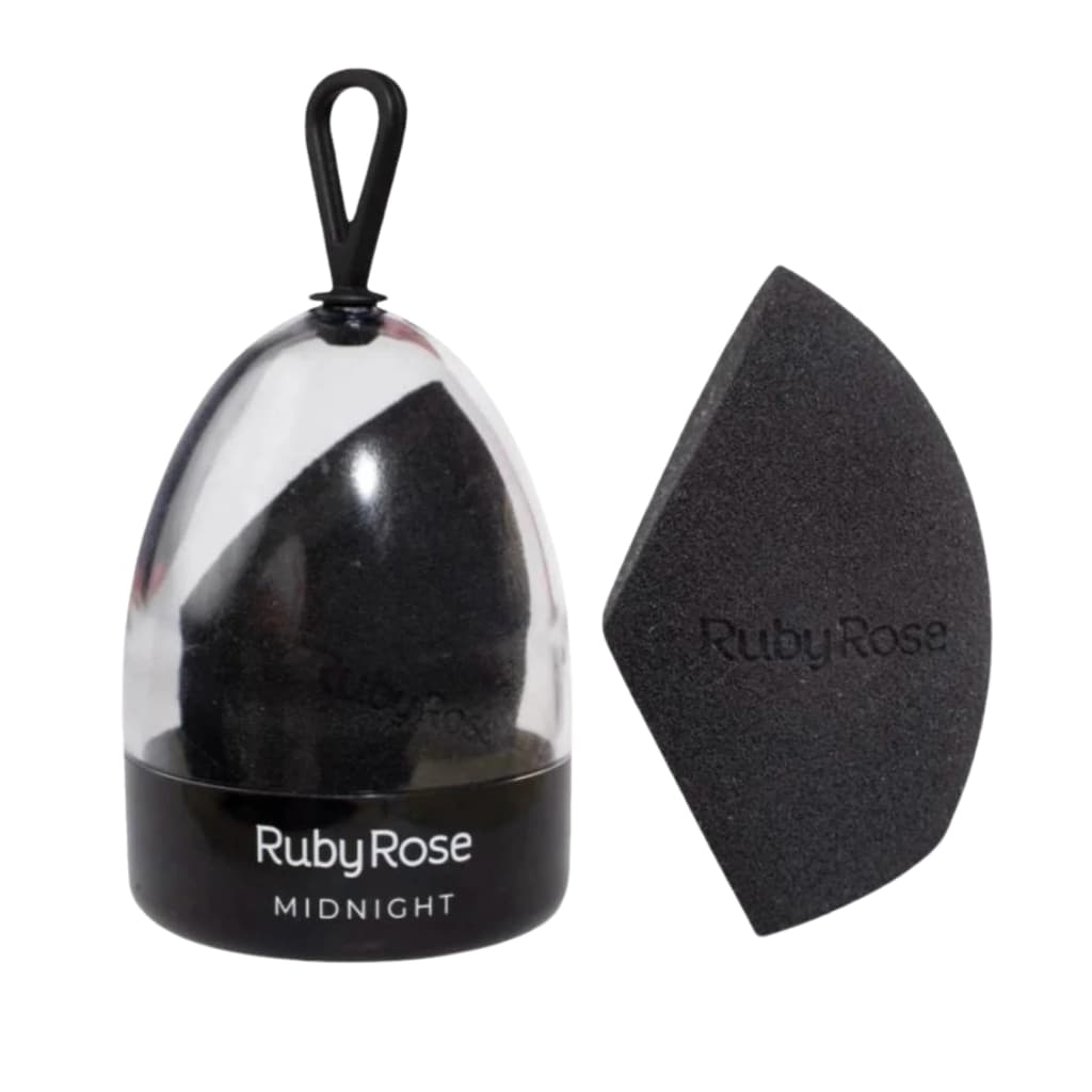 Embalagem de Esponja de Maquiagem Midnight Ruby Rose
