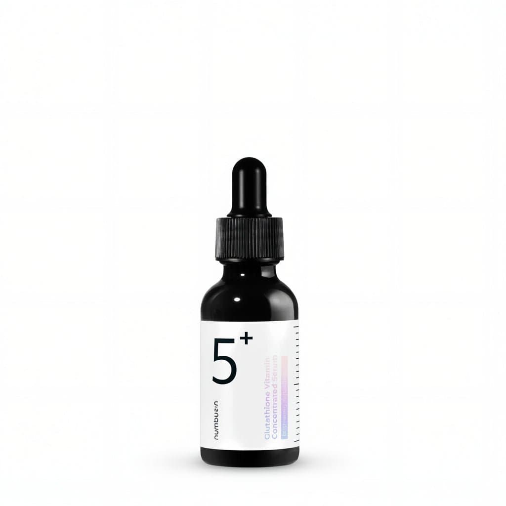 Embalagem de Sérum Facial Numbuzin Nº 5+ Glutationa e Vitamina C