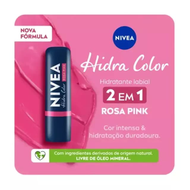 Embalagem de Hidratante Labial NIVEA