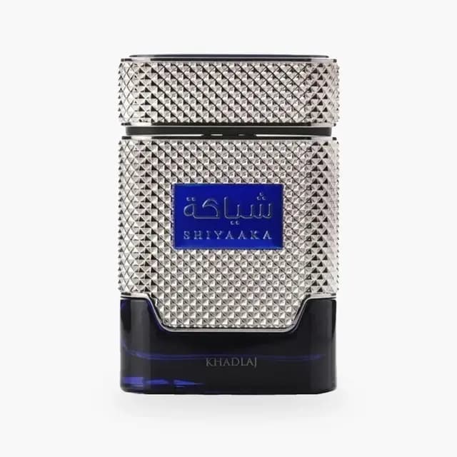 Embalagem de Khadlaj Shiyaaka Blue Eau de Parfum - Perfume Masculino