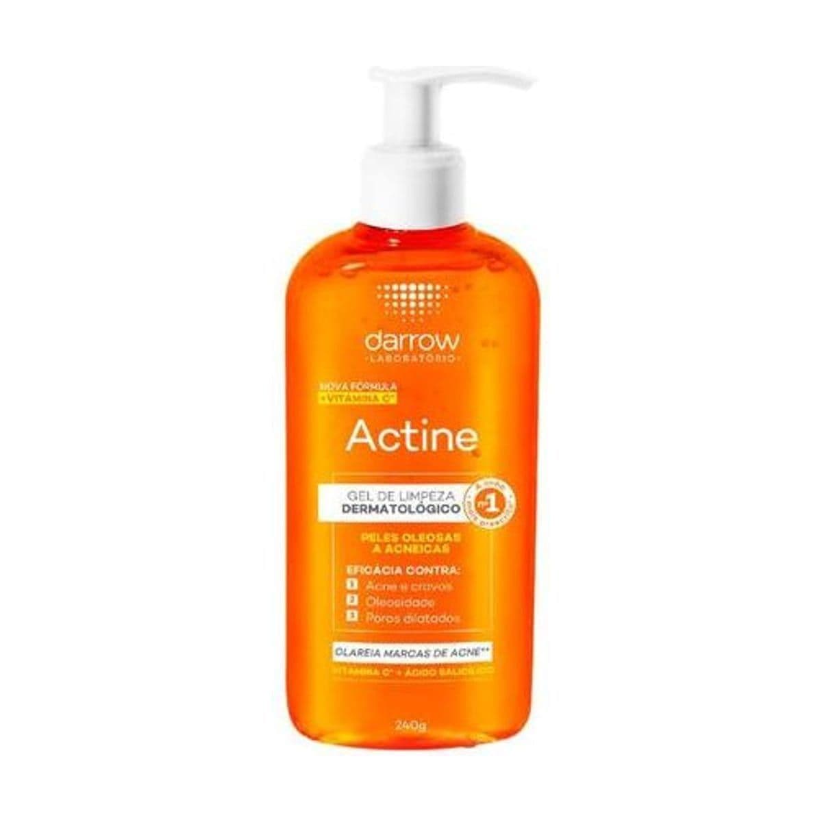 Embalagem de Gel de Limpeza Darrow Actine Vitamina C