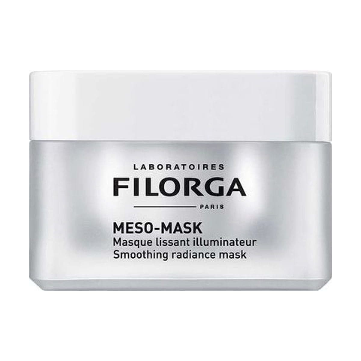 Embalagem de Máscara Facial Suavizante e Iluminadora Filorga - Meso-Mask