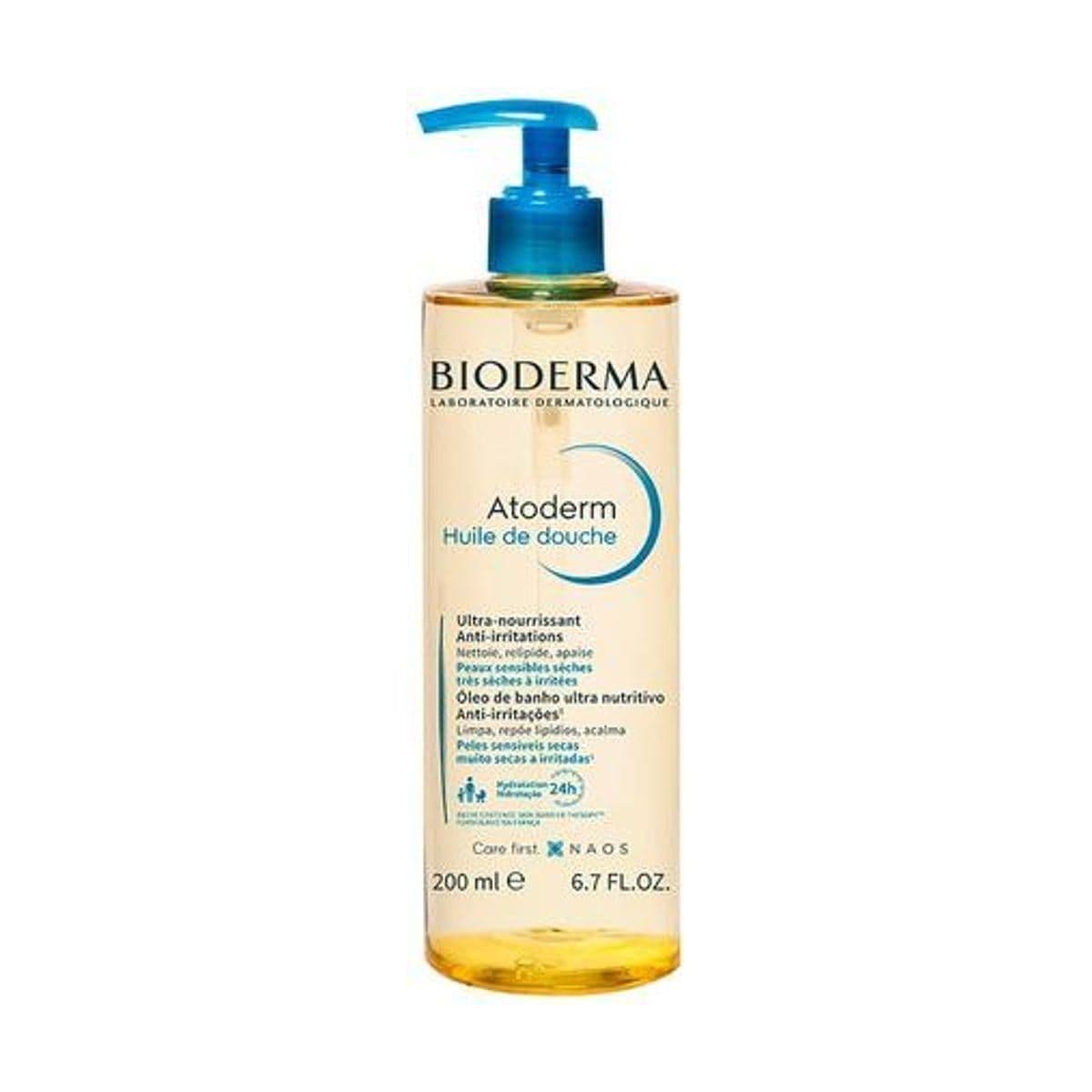 Embalagem de Óleo de Banho Hidratante Bioderma - Atoderm