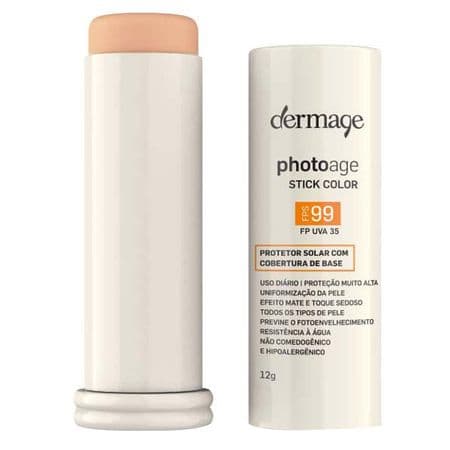 Embalagem de Protetor Solar com Cor Dermage – Photoage Stick Color FPS99