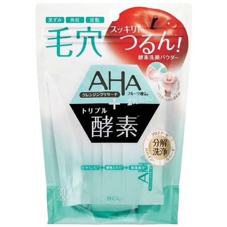 Embalagem de Sabonete em Pó Enzimático Facial AHA Cleansing Research