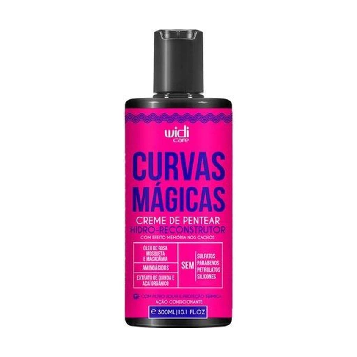 Embalagem de Widi Care Curvas Mágicas Creme de Pentear Hidro-Reconstrutor