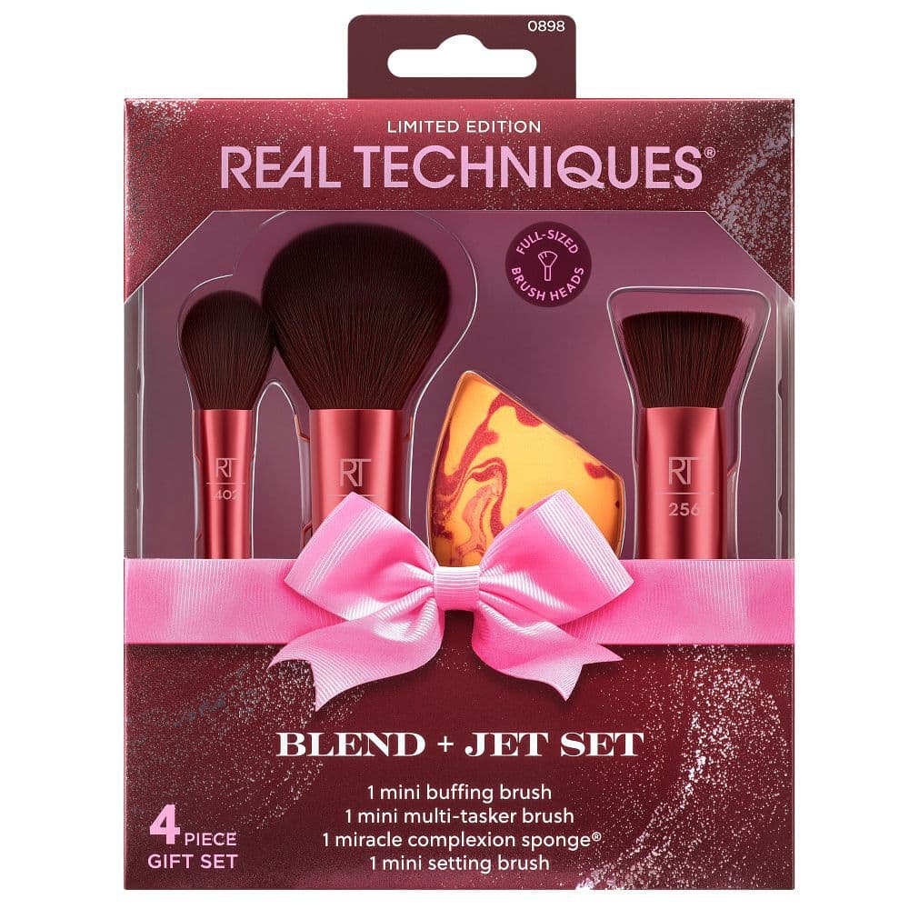 Embalagem de Kit Viagem Real Techniques Blend & Go