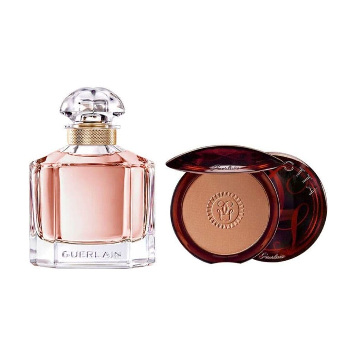 Embalagem de Kit Guerlain Mon Guerlain e Terracotta