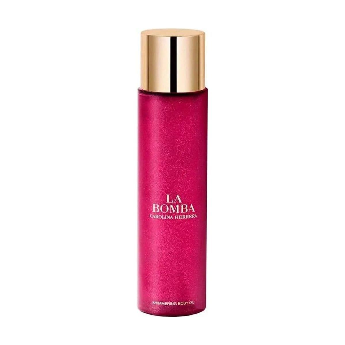 Embalagem de Body Oil Shimmering Carolina Herrera La Bomba