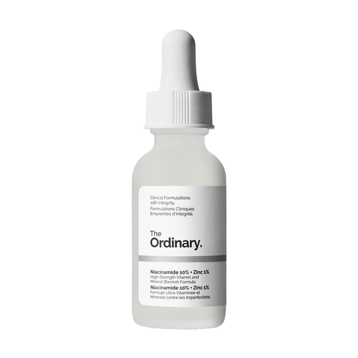 Embalagem de Sérum facial iluminador the ordinary niacinamide 10% + zinc 1%