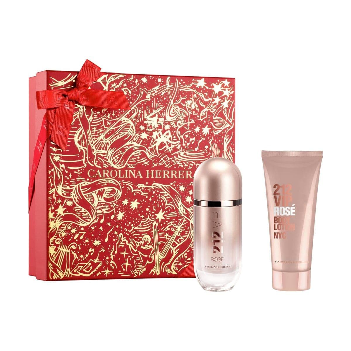 Embalagem de Kit Coffret Carolina Herrera 212 VIP Rose Feminino Eau de Parfum