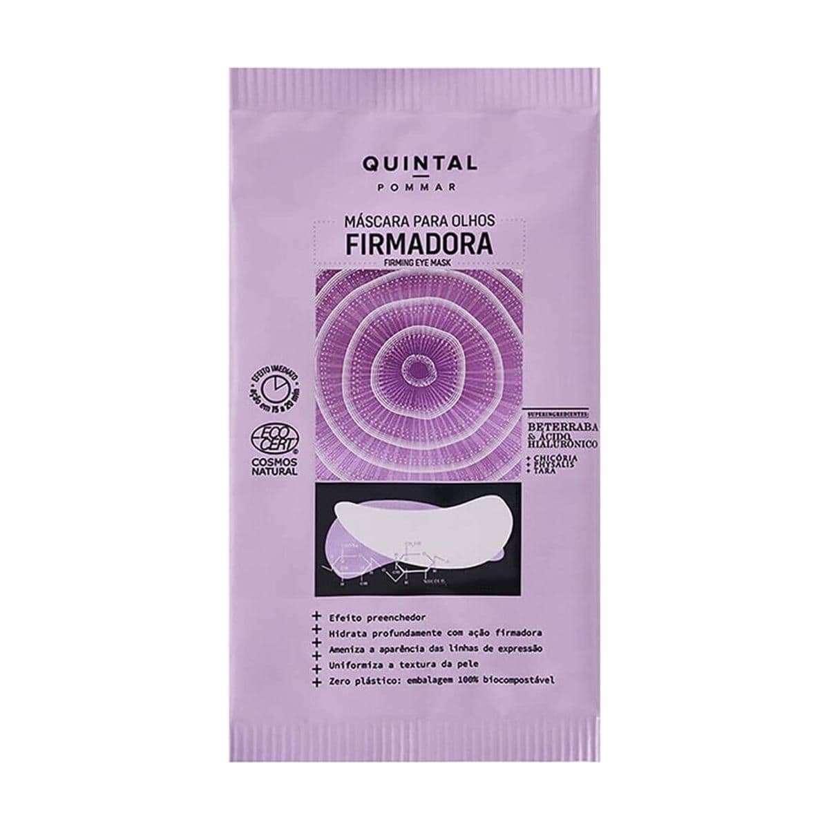 Embalagem de Máscara para Olhos Quintal Firmadora