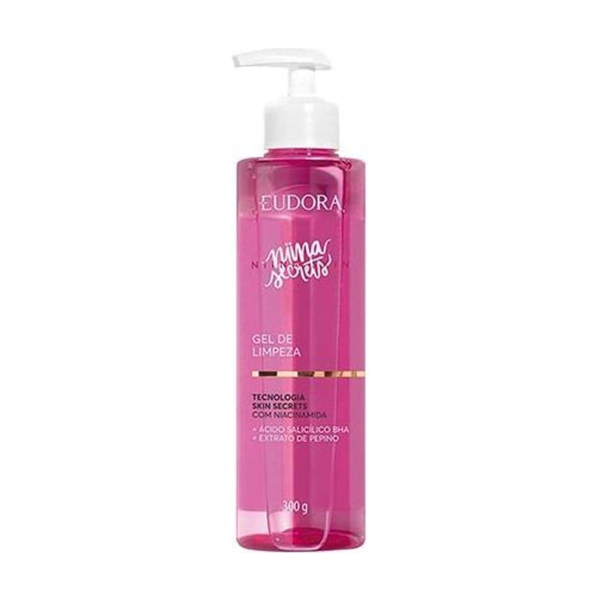 Embalagem de Gel de Limpeza Facial Niina Secrets Skin by Eudora